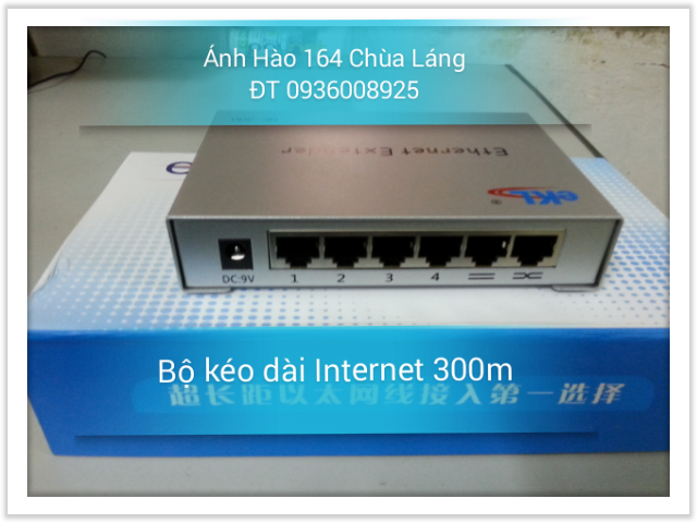 Thiết bị kéo dài cáp mạng Lan 300m Ethernet Extender EKL NE300.Giải pháp tối ưu cho công trường...