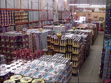 fireworks warehouse pyros food house