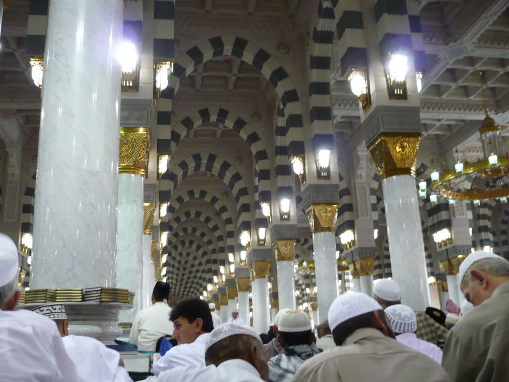 Inside Masjid Nabvi