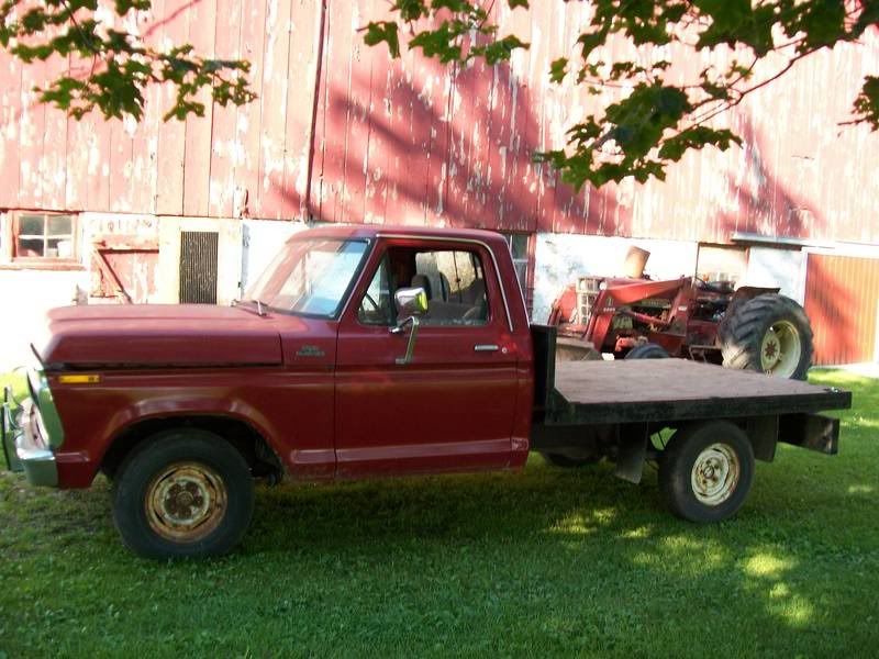 Heres my grandfathers 3974 F100 3 speed on the column farm truck