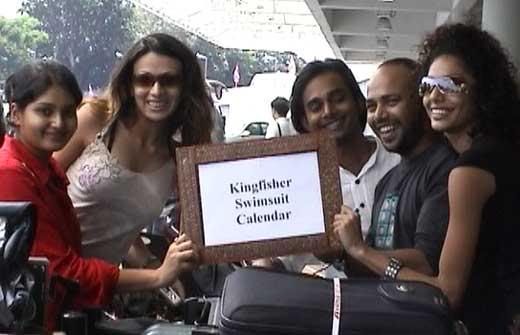 Vijay Mallya and His Sexy Girls - Kingfisher Calender