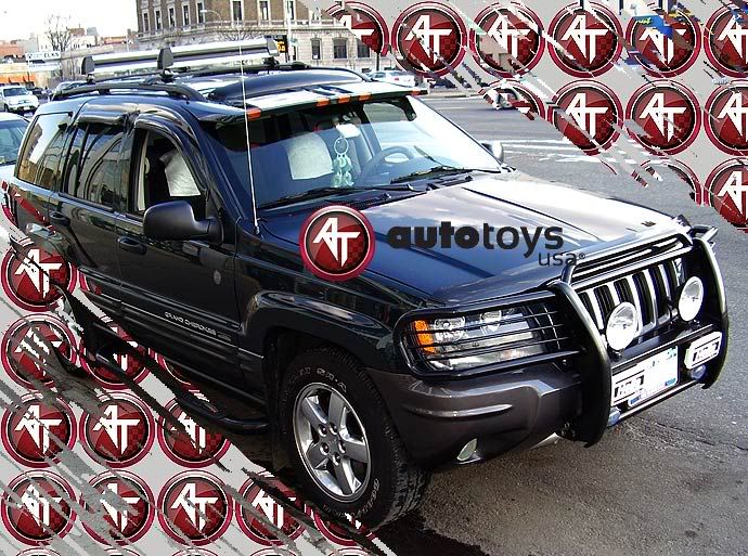 99-04 Jeep Grand Cherokee Black Grille Guard.