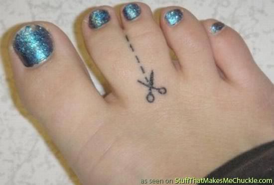 toe tattoo pictures