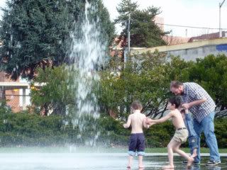 Kids In Fountain