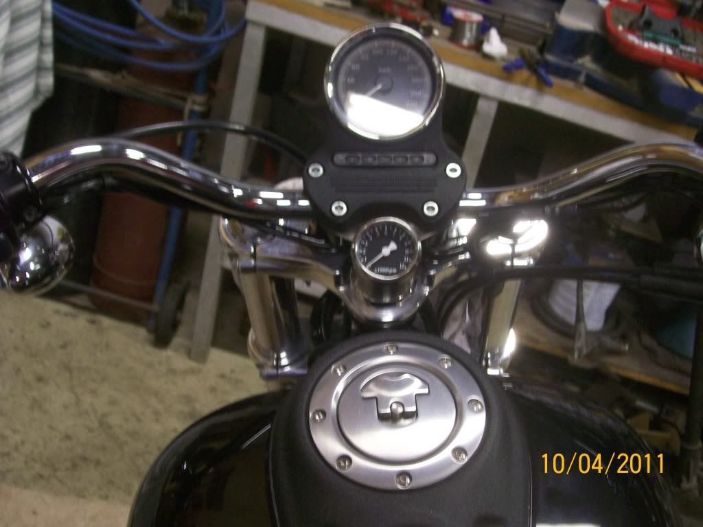 Position of fitted tacho