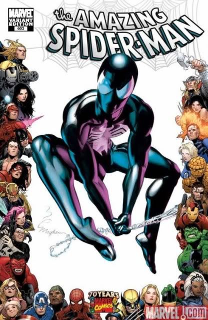 Amazing Spider-man 603 Variant Cover Not the real cover, just a variant.