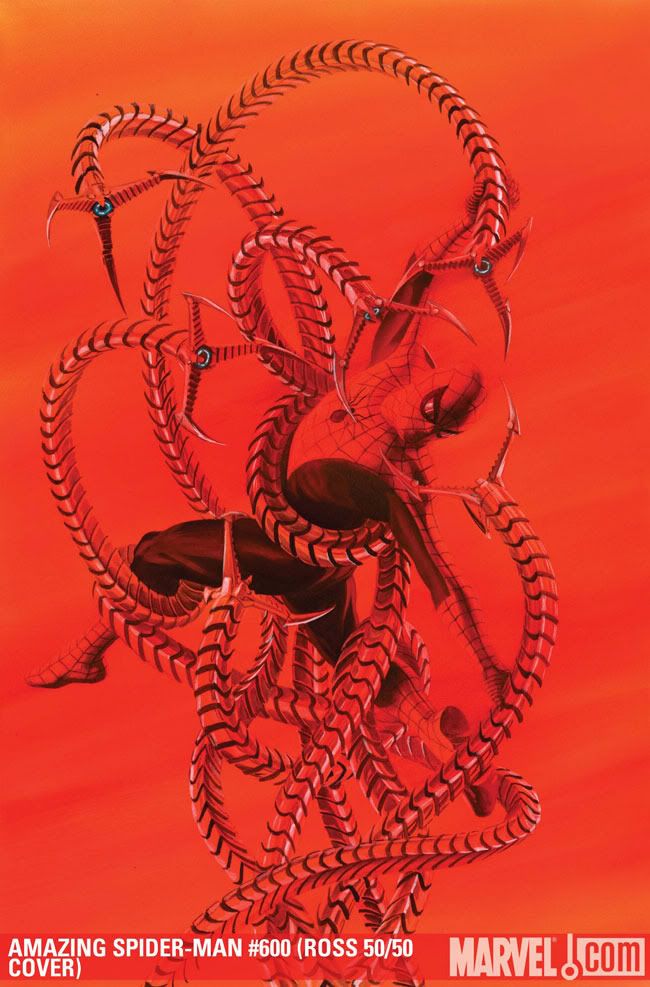 Amazing Spider Man 600 I choose the awesome Ross cover