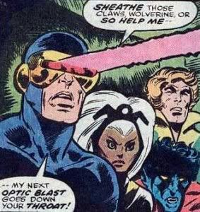 Exhibit E: Cyclops is a jerk