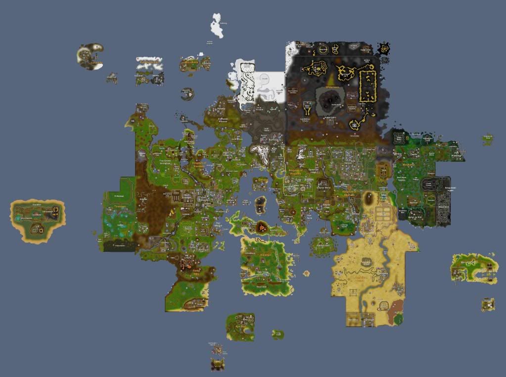RuneScape World Map Image
