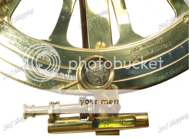 WORKING SEXTANT BRASS NAUTICAL MARINE INSTRUMENT~NEW  