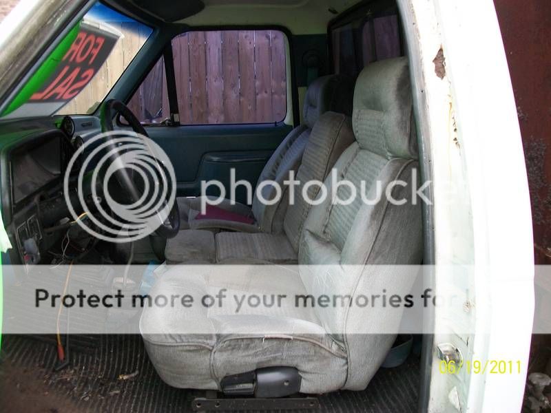 1990 Ford f350 bucket seats