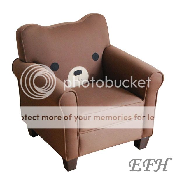 New Youth Cat Bear Dog or Frog Bycast Leather Accent Chair
